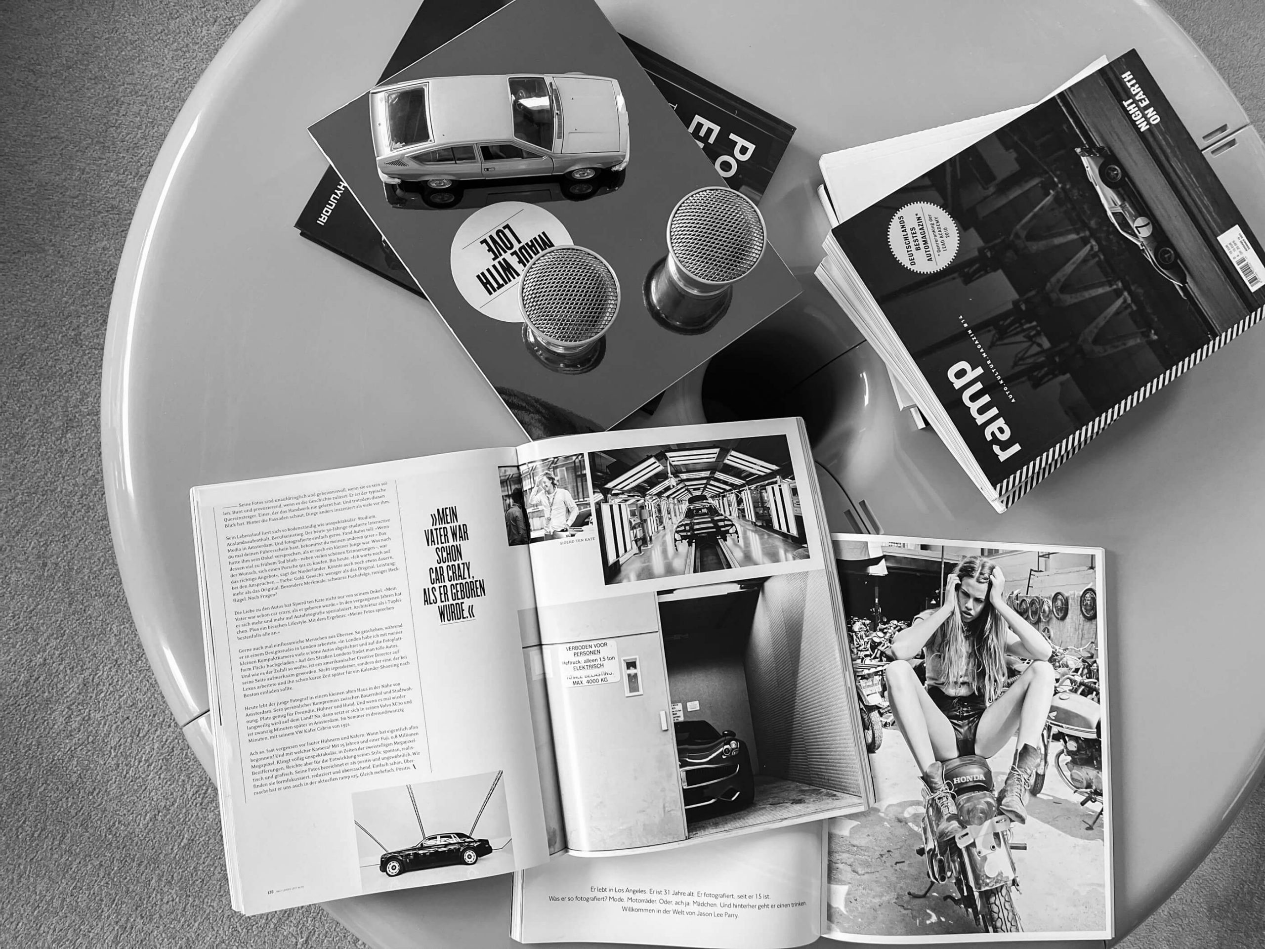 Imagebooks designed for: Hyundai, TB Retail Group, Ramp Car Culture Magazine. Photography by Sjoerd Ten Kate, Jason Lee Parry.